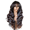 Baby Hair Bang Wig,  Very Easy On-The-Go Wig, 100% Indian Hair 12A Grade, Bundles and One 4X4 Closure